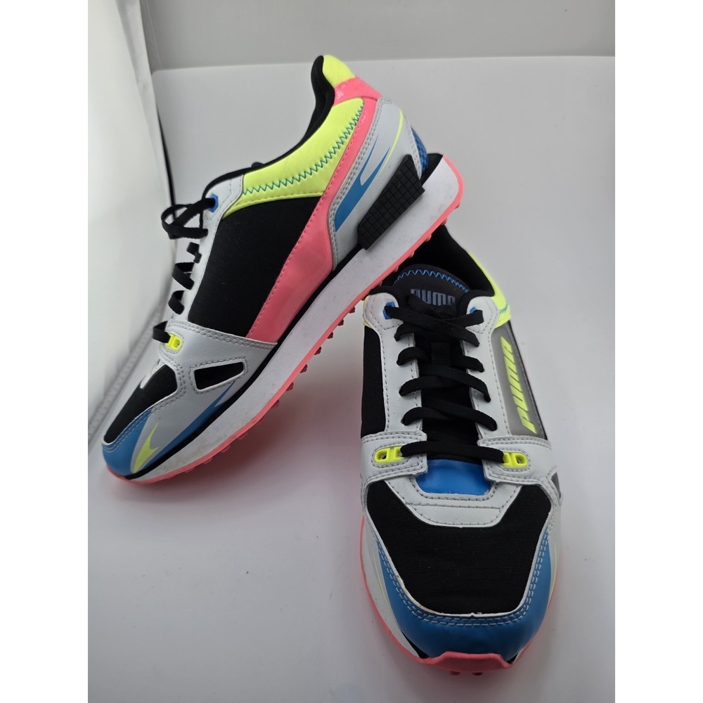 PUMA Mile Rider Sunny Getaway Womens size 9 Lace-Up Sneakers 373443-03